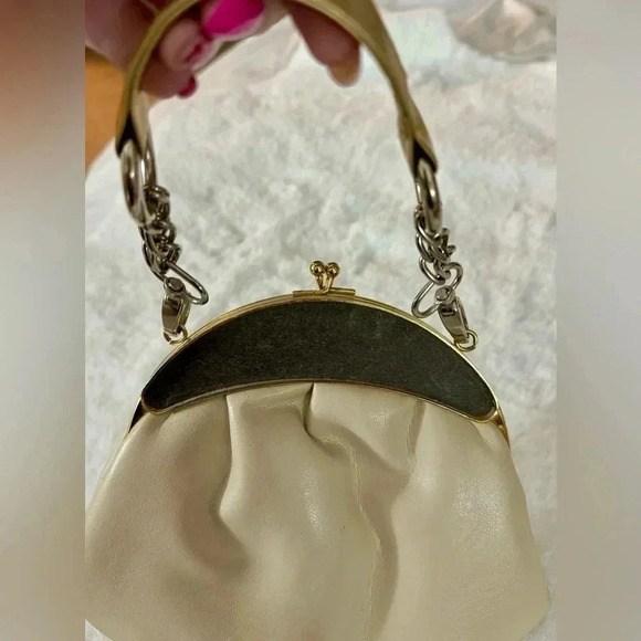 Vintage 80’s Chain Purse Wristlet Shoulder Bag 90’s Kitsch - Picture 3 of 11